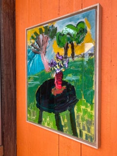 Table noire, colline verte