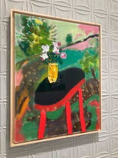 Mesa Negra Patas Rojas