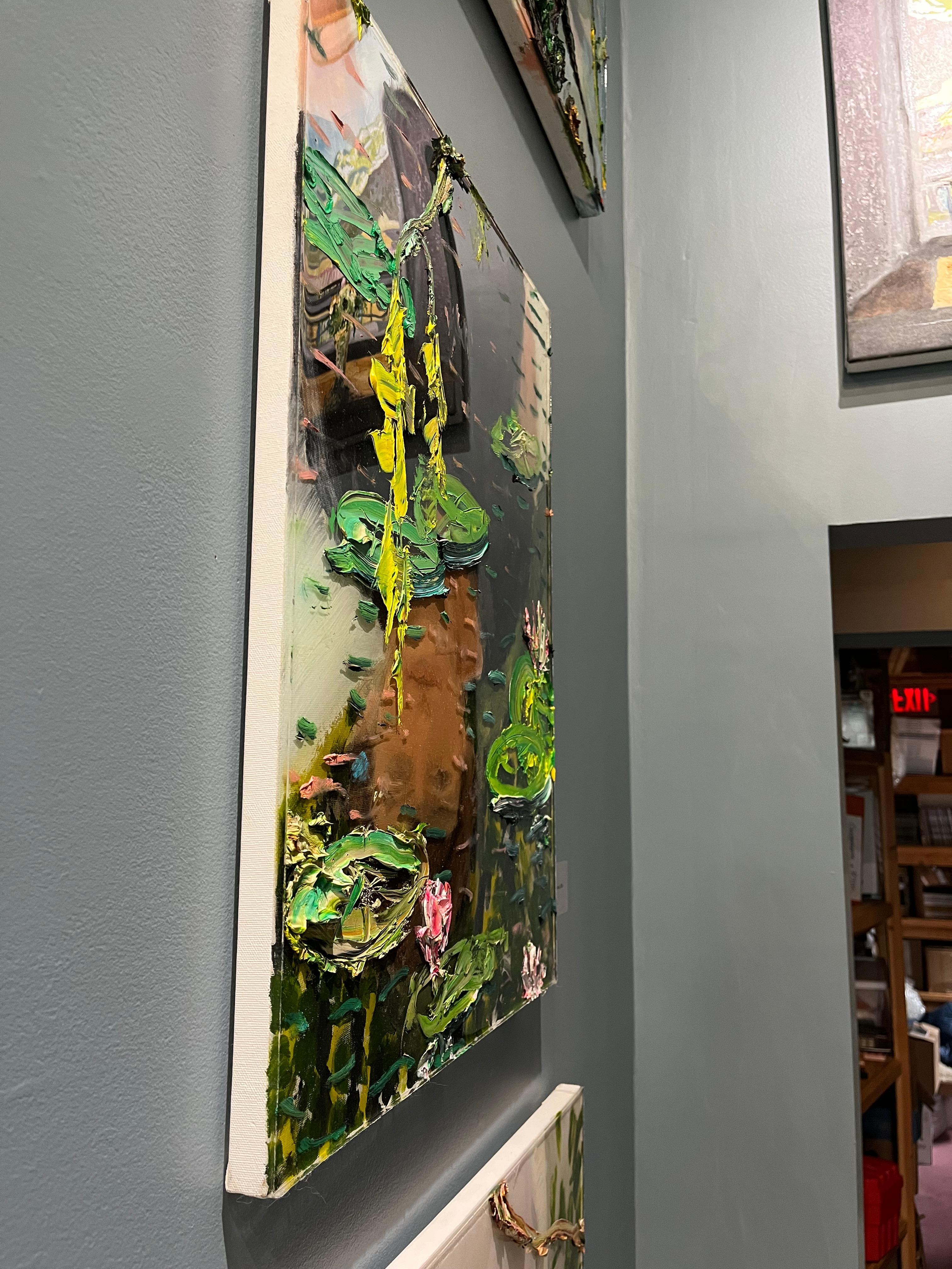 „Boy Reflection“ Reflektion eines Jungen auf der Oberfläche eines Lily Ponds im Angebot 7