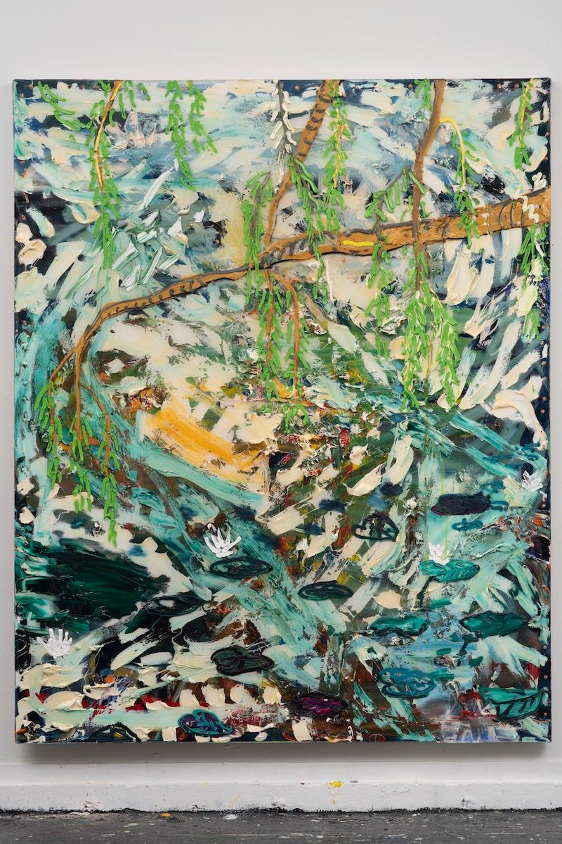 Darius Yektai Abstract Painting - Long Pond