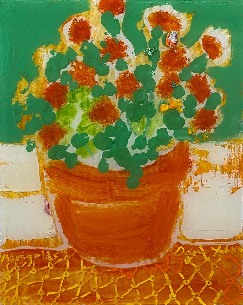Darius Yektai Still-Life Painting - Marigold