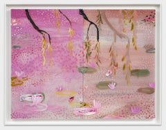 Pink Pond Diptych