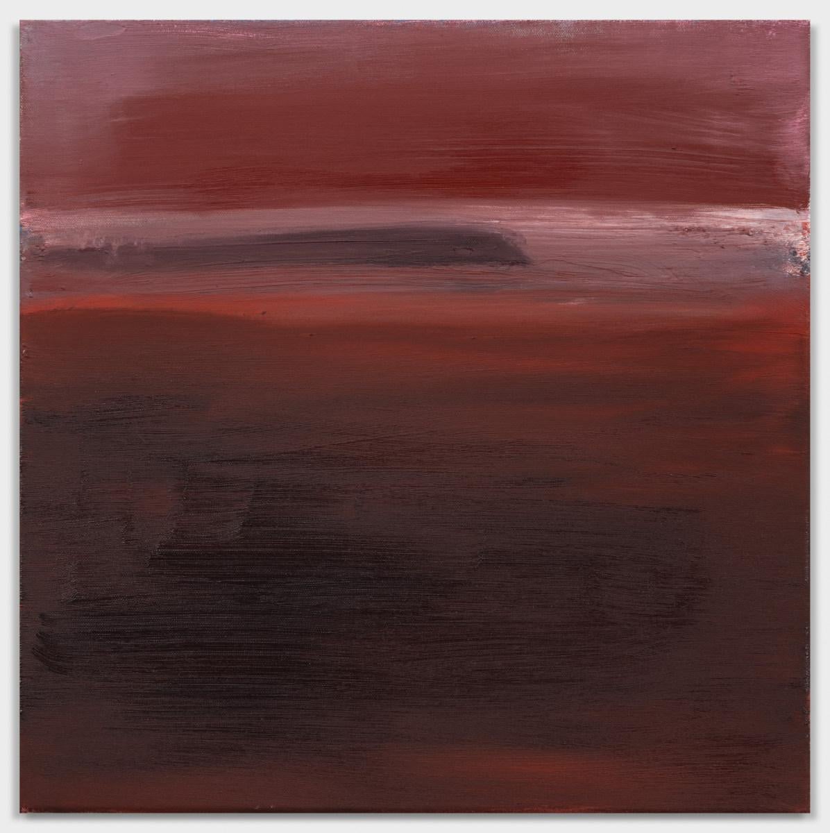 Darius Yektai Abstract Painting - Red Wave