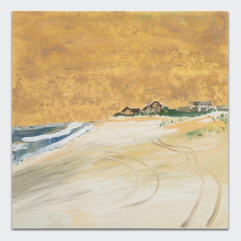 Atardecer arenoso en Scott Cameron - Painting de Darius Yektai