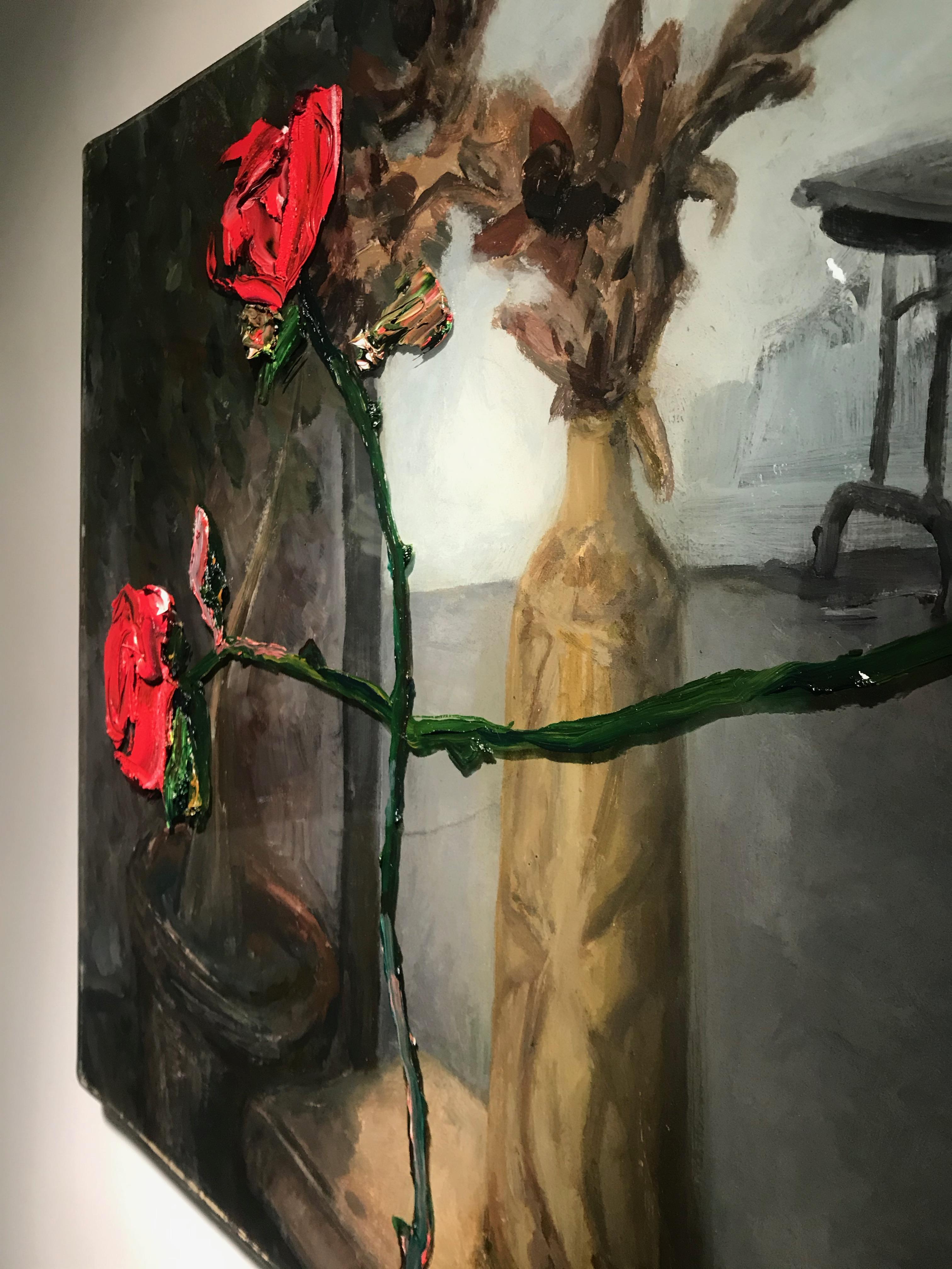 Studio Interior with Roses 1