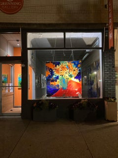 Sunflower Vase Red Table