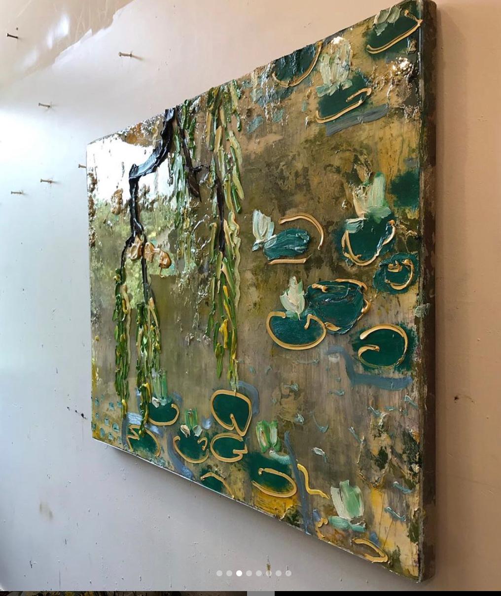 Waterlilies - Painting by Darius Yektai