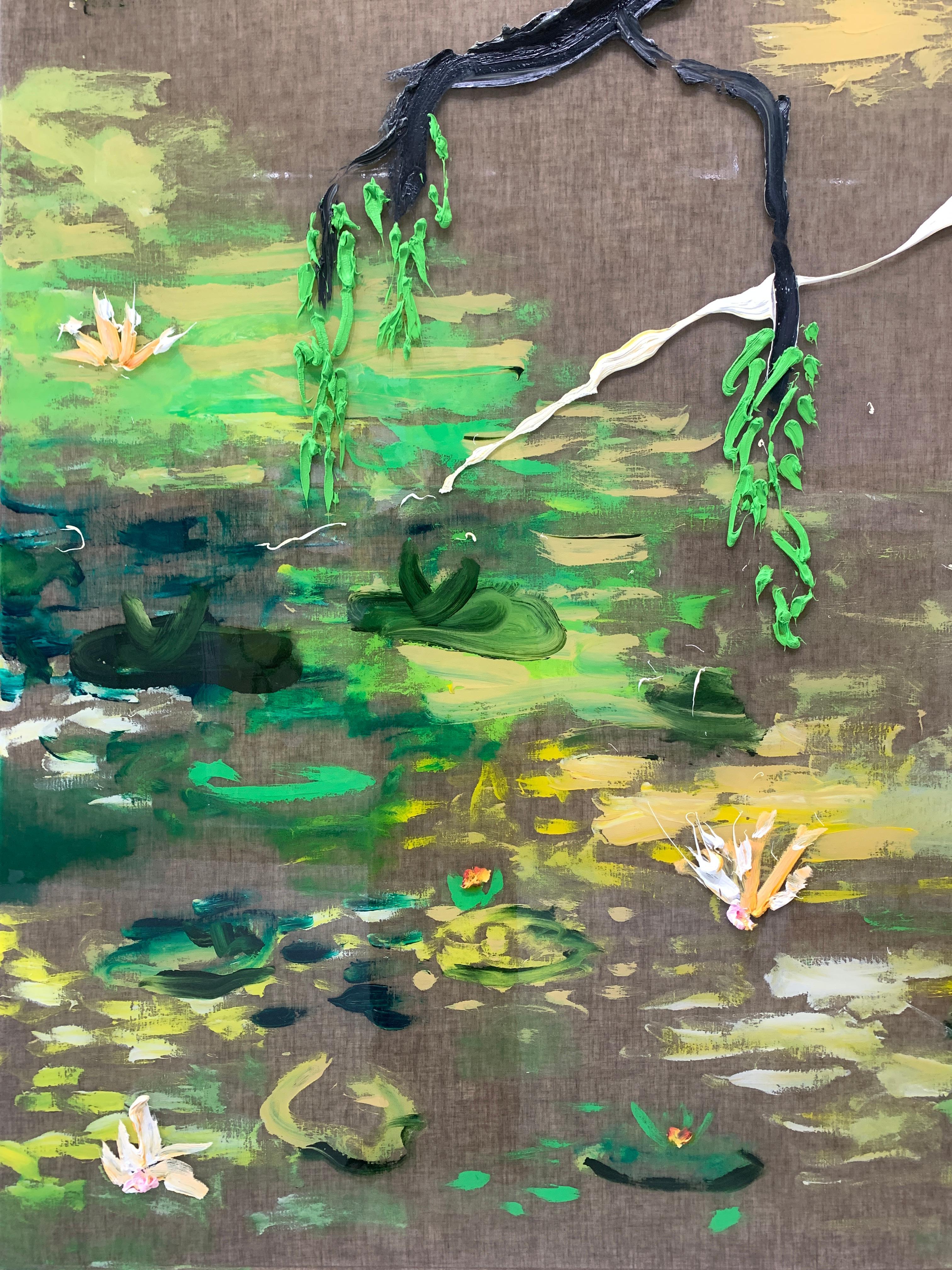 Ninfee - Painting Contemporaneo di Darius Yektai