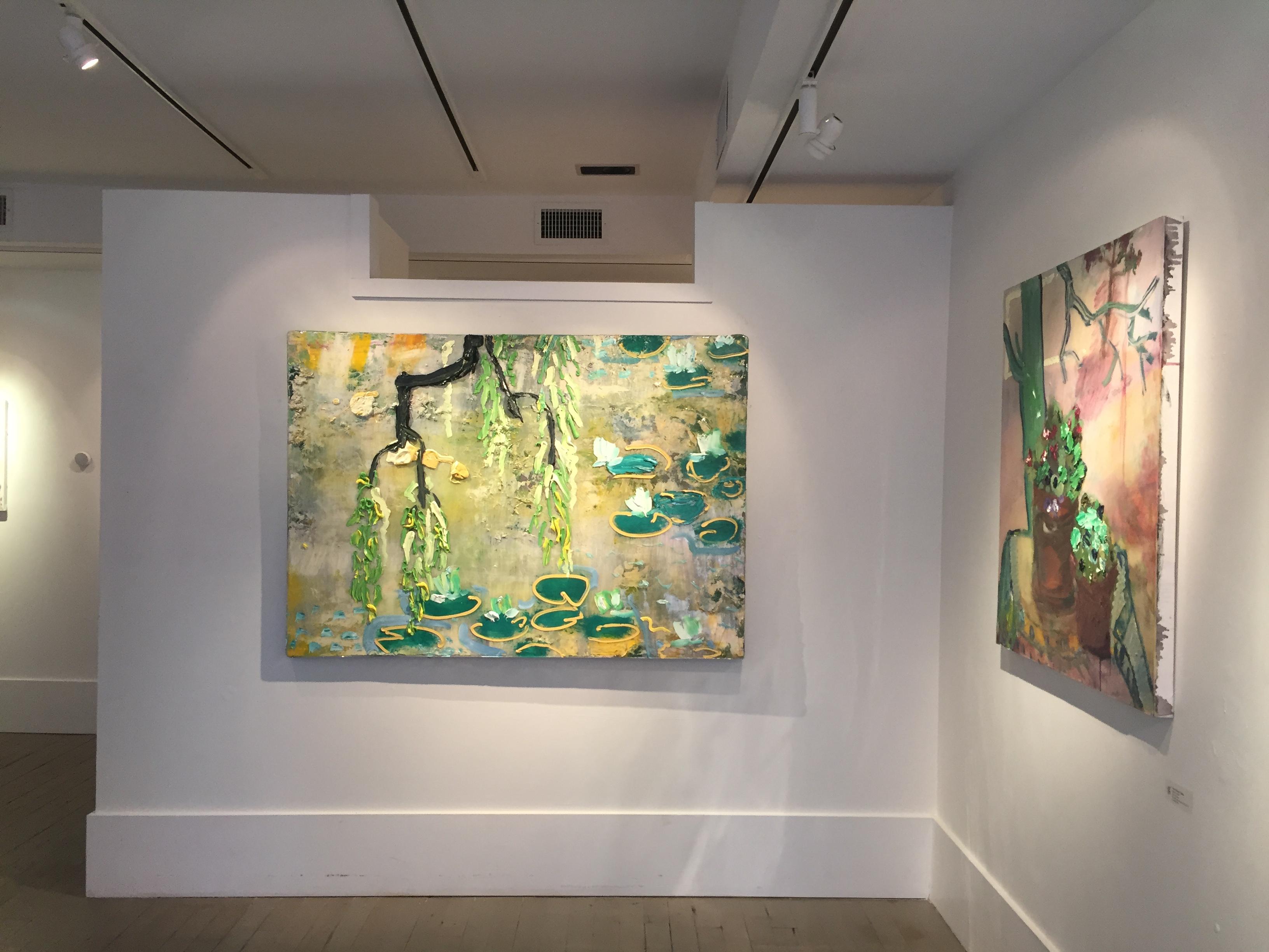 Waterlilies - Contemporary Painting by Darius Yektai