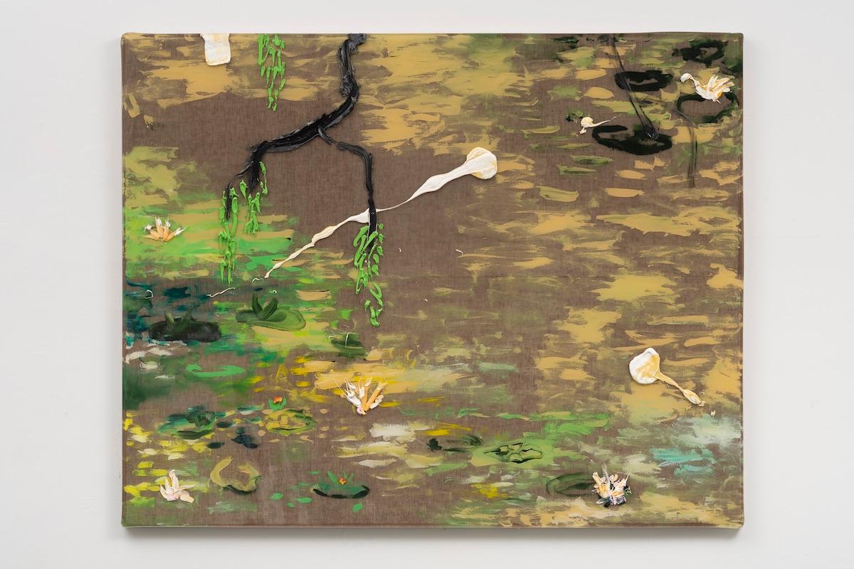 Darius Yektai Landscape Painting - Waterlilies
