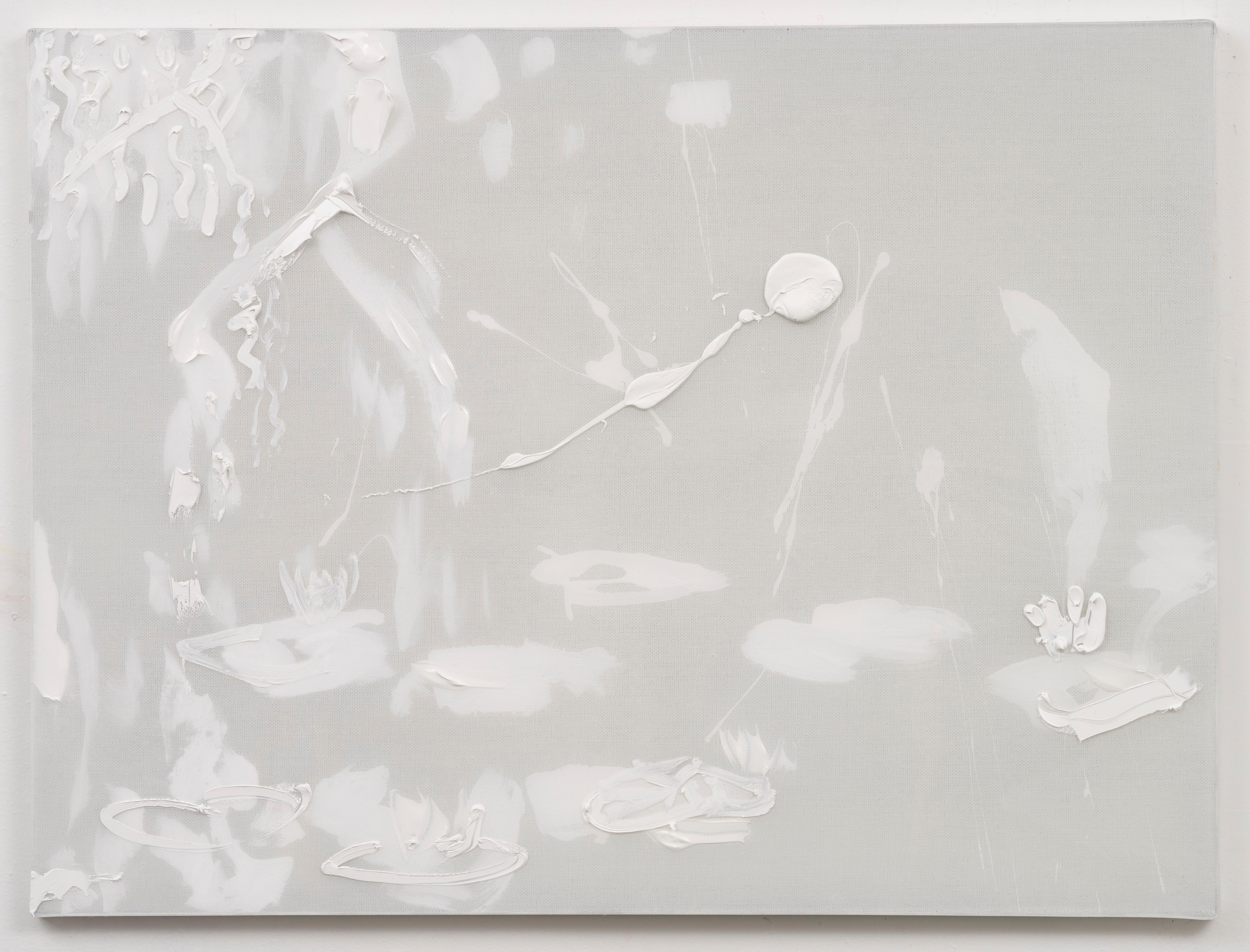 Darius Yektai Landscape Painting - White Willow Lilies 