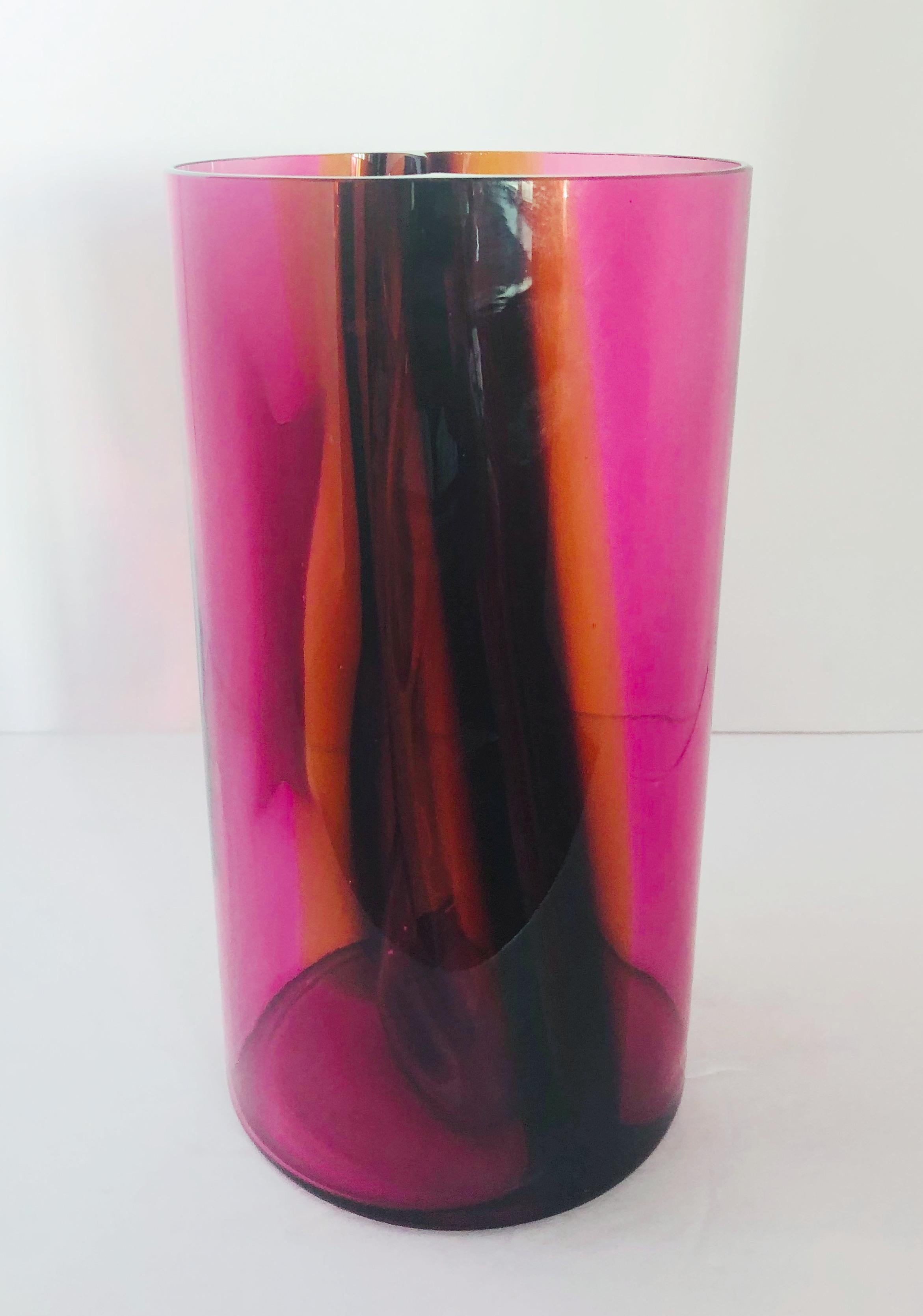 Italian Dark Amethyst Vase