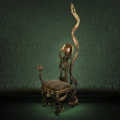 Dunkel und Lianes-Stuhl