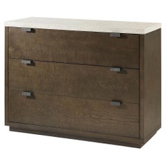 Dark Ash Modern Chest Of Drawers