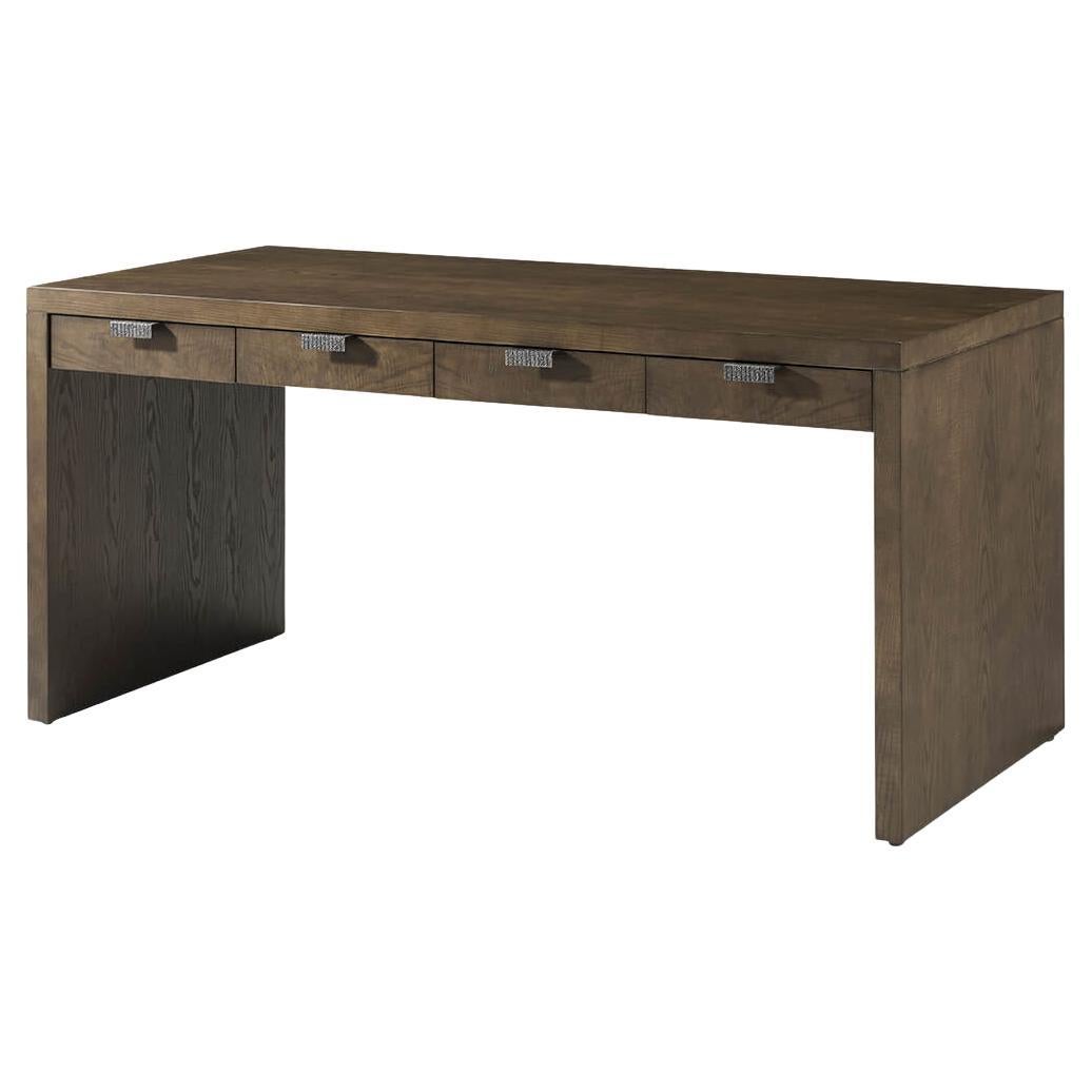 Dark Ash Modern Desk