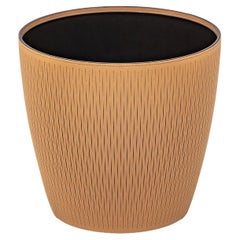 Dark Beige Silvy Flower Pot