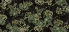 Dark Bloom Wall Paper in Fabric also suitable for wet area