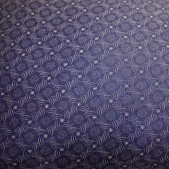 Dark Blue and White Cotton Print Pillow French 1900s