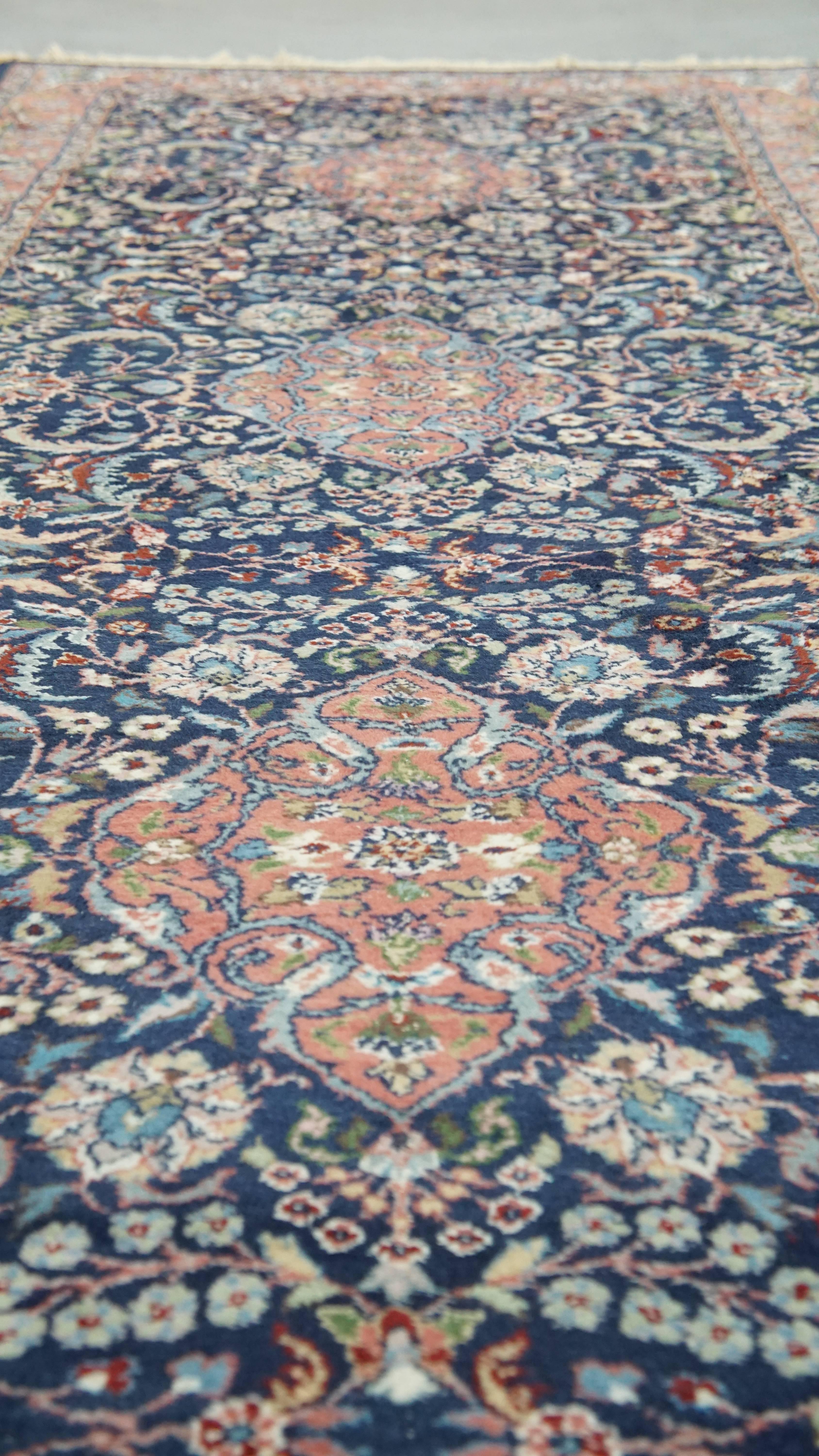 Dunkelblauer Läufer - 283x105cm (Klassisch-römisch) im Angebot
