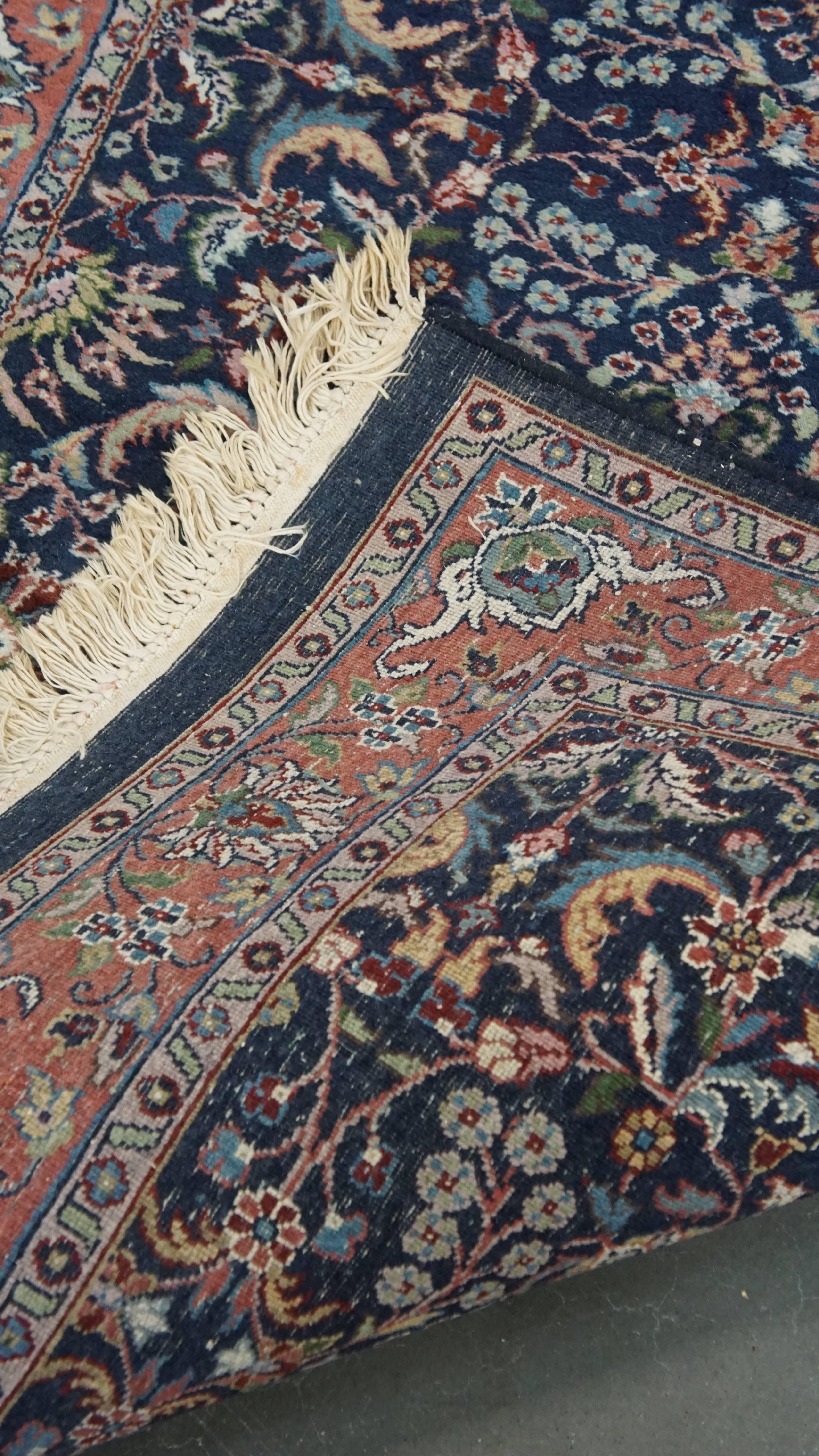 Dunkelblauer Läufer - 283x105cm im Angebot 2