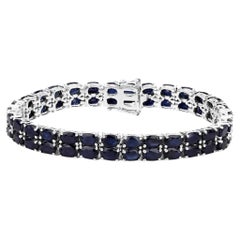 Blue Sapphire Tennis Bracelets