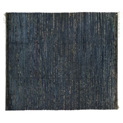 Tapis Shag bleu foncé