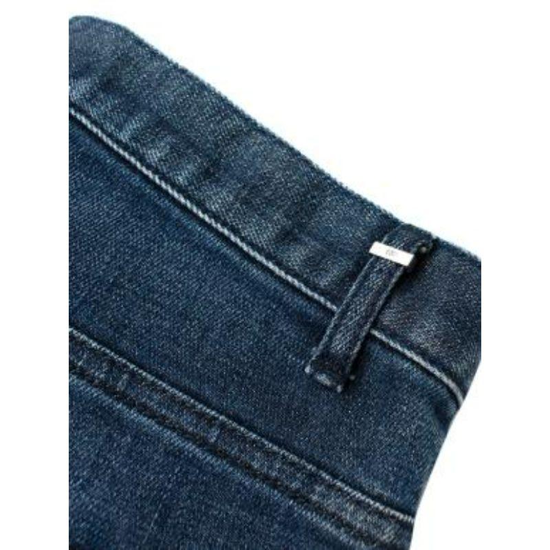 Men's Dark Blue Slim Fit Jeans For Sale