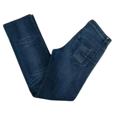 Dark Blue Slim Fit Jeans For Sale