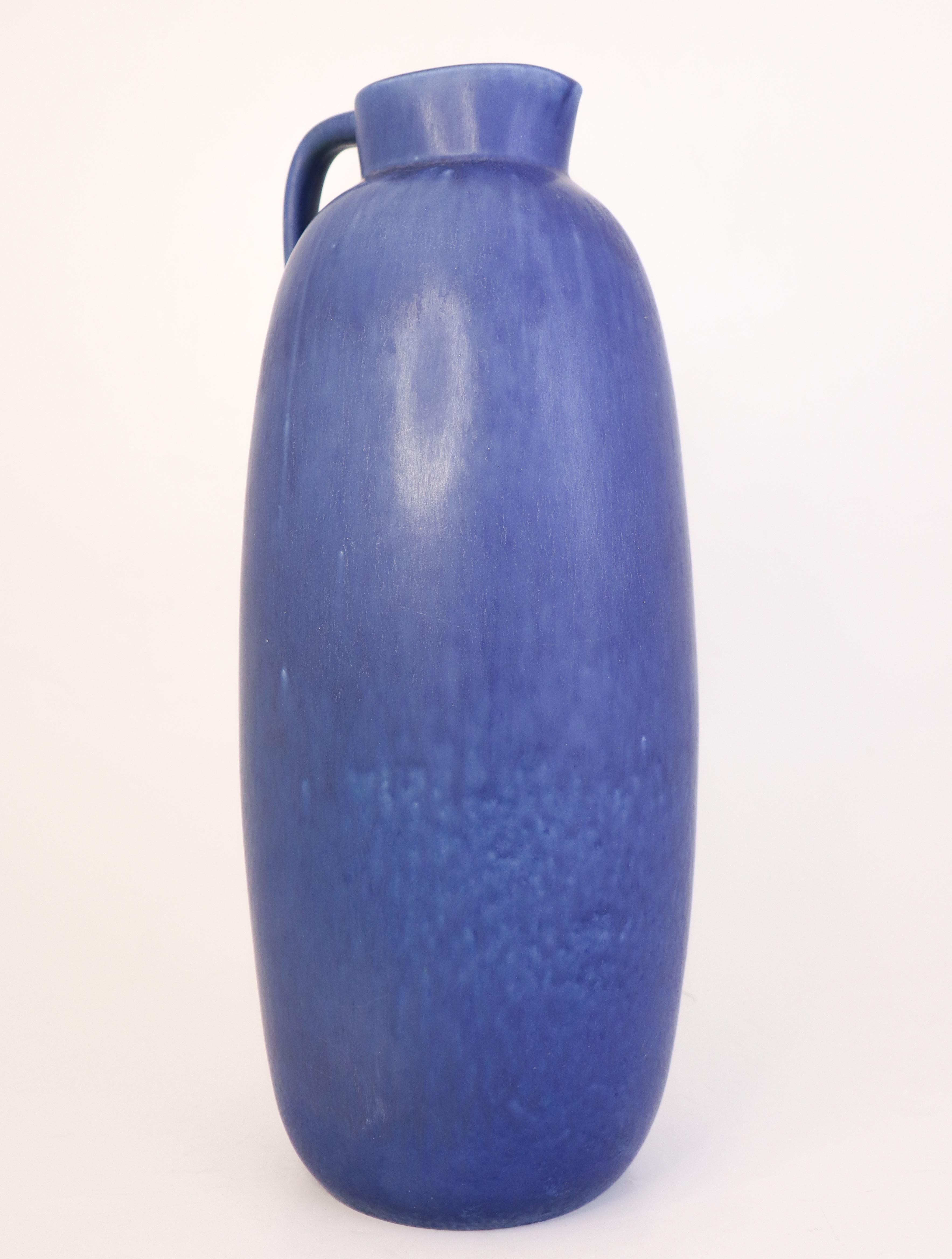 Vaso blu scuro - Carl-Harry Stålhane  - Rörstrand - Inizio anni '40 In condizioni ottime in vendita a Stockholm, SE
