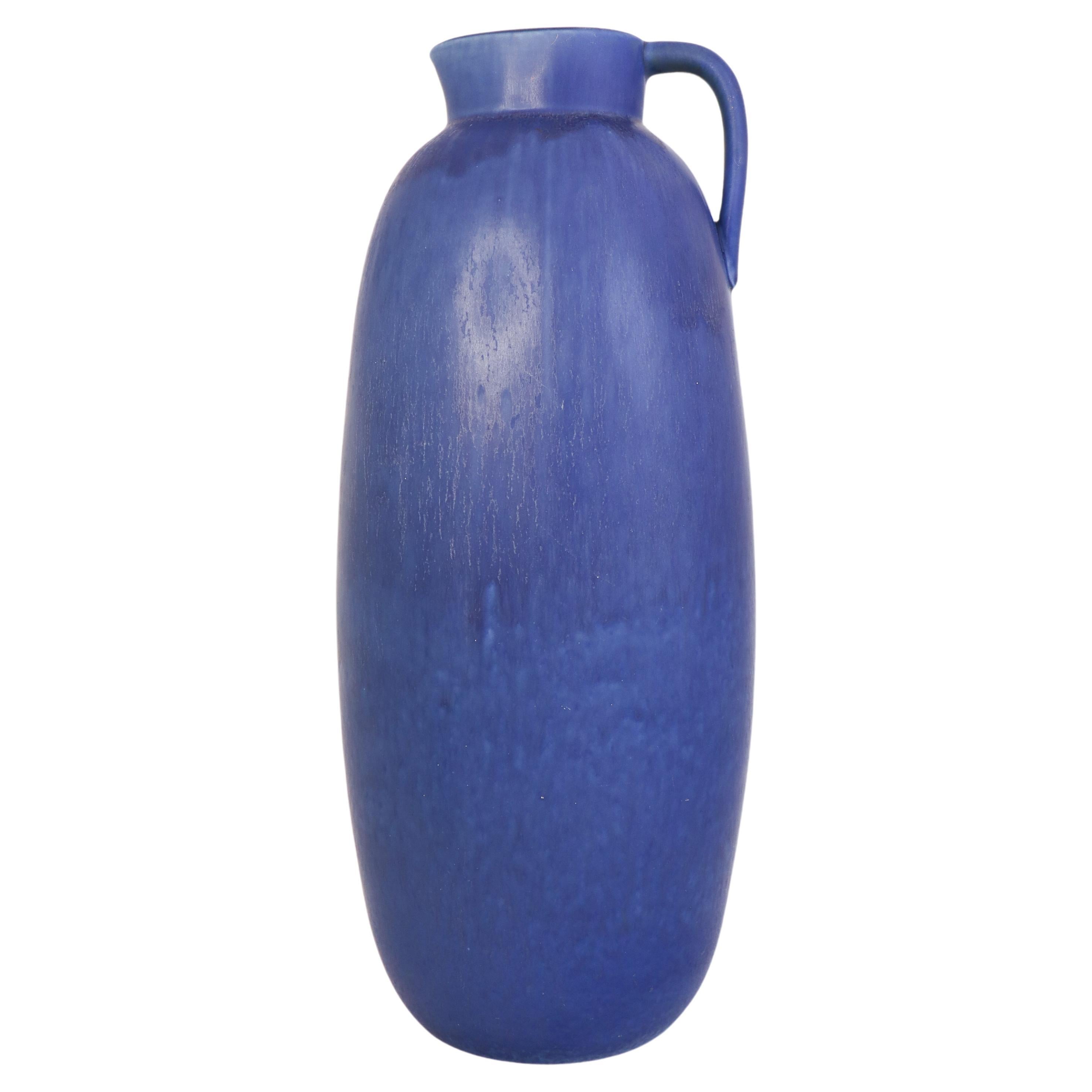 Vaso blu scuro - Carl-Harry Stålhane  - Rörstrand - Inizio anni '40