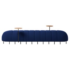 Dark Blue Worm Bench vi by Pepe Albargues