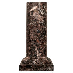 Dark Breccia Marble Pedestal