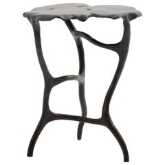 Dark Bronze Dali Side Table in Ombre Finish by Elan Atelier