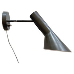 Dark brown 1960s Arne Jacobsen AJ Visor wall Lamp by Louis Poulsen, Denmark