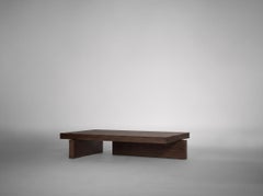 Dark Brown Coffee Table in Solid European Oak - Hari by Mokko