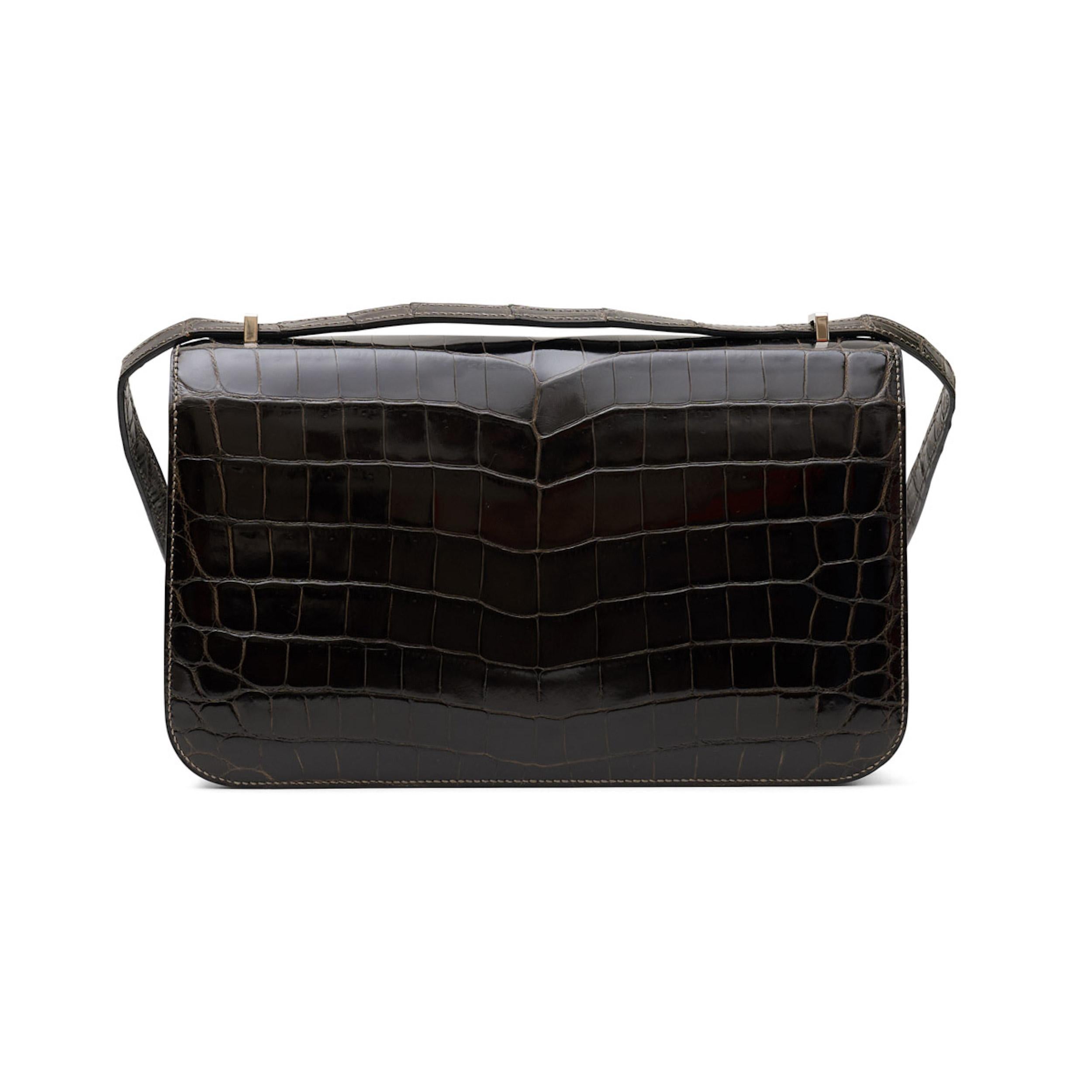 Black Dark Brown Exotic PHW Constance Elan