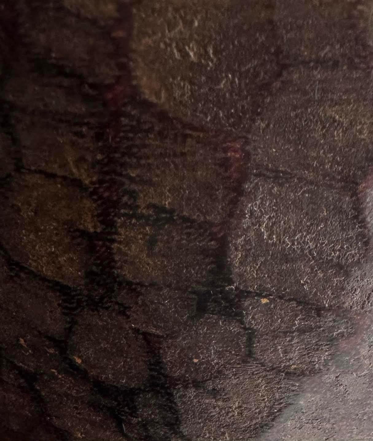 Cuenco de madera tallada a mano marrón oscuro, siglo XIX, Nagaland Tallado a mano en venta
