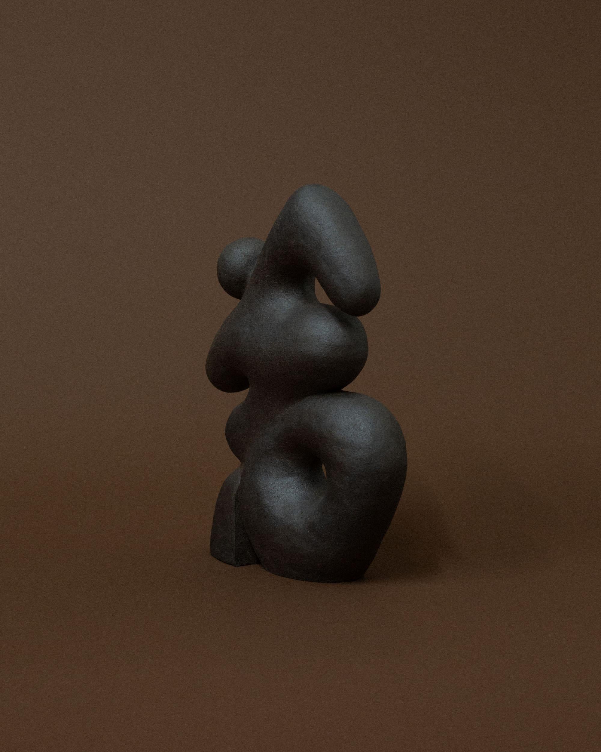 Dunkelbraune Hermes-Skulptur von Common Body im Angebot 3