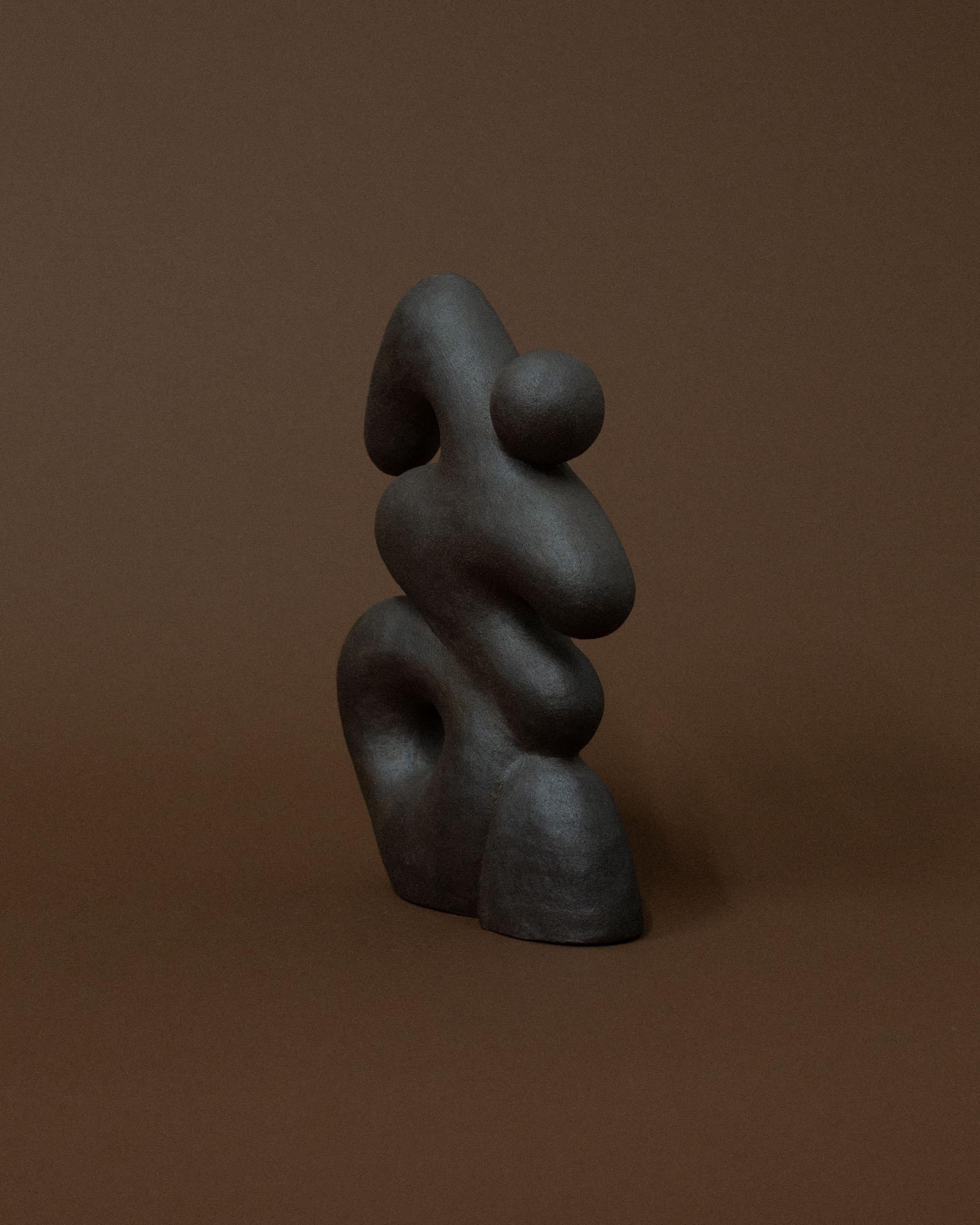 Dunkelbraune Hermes-Skulptur von Common Body im Angebot 2
