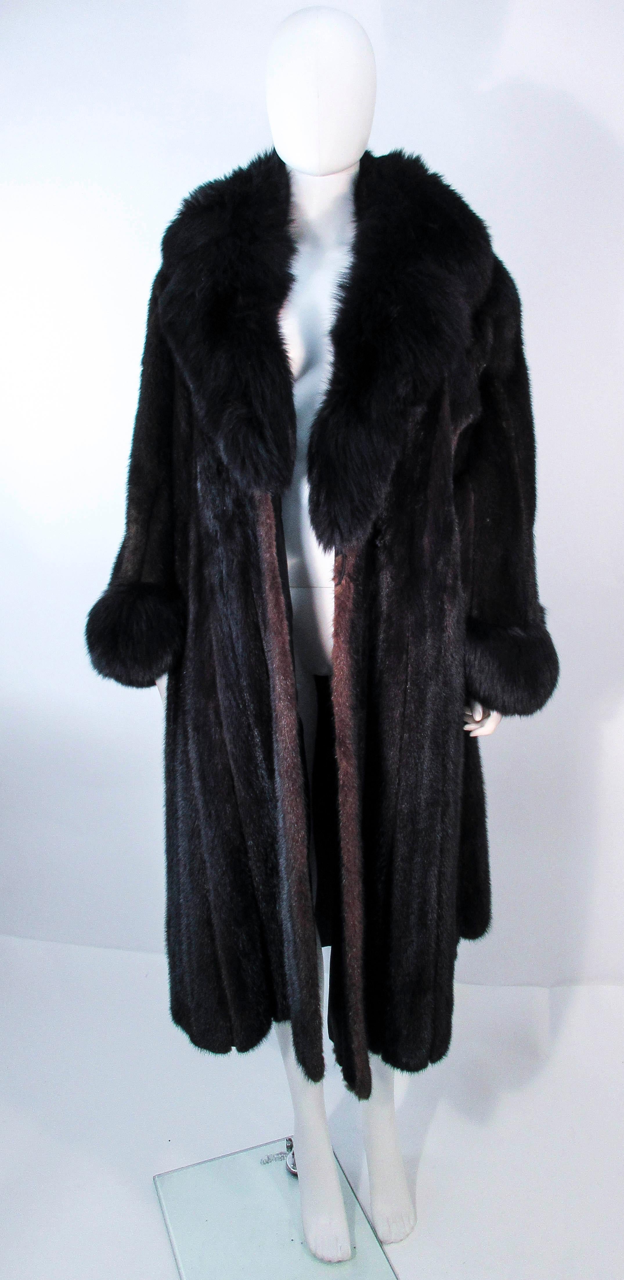 brown coat with fur collar and cuffs