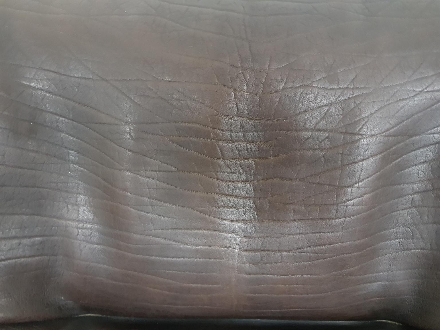 Dark Brown Neck Leather Modular or Sectional 