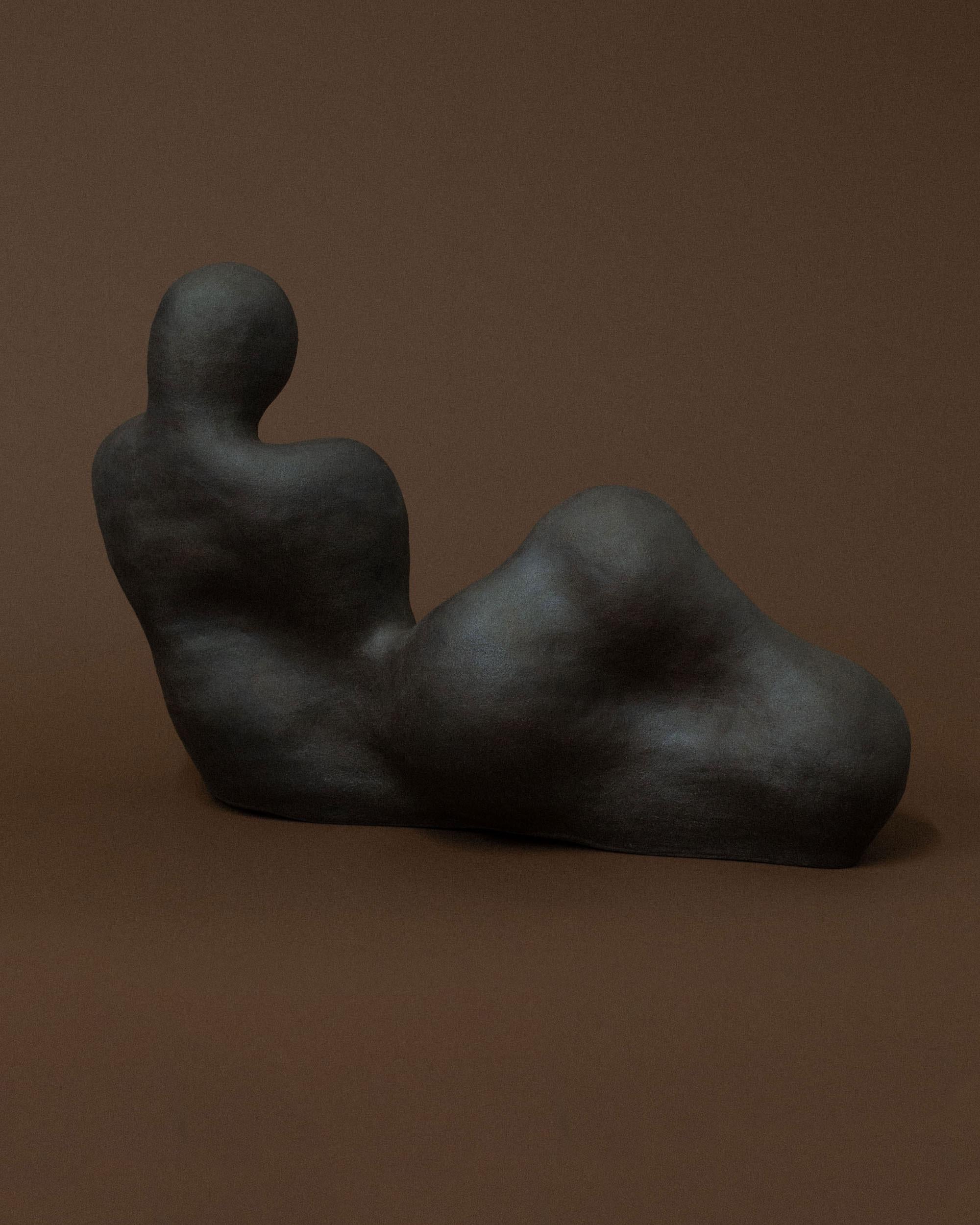 Dark Brown OM Sculpture by Common Body For Sale 4