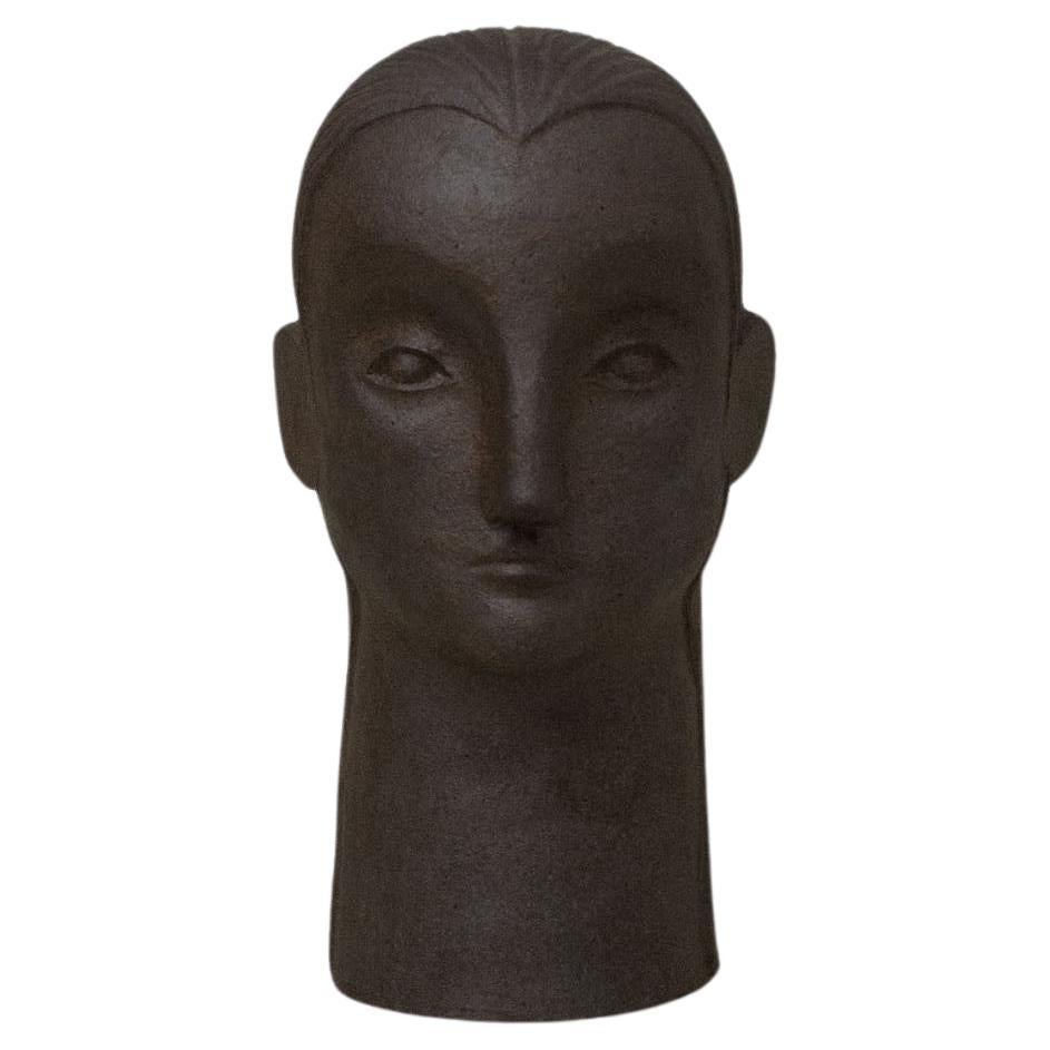 Dark Brown Poise Sculpture by Common Body For Sale