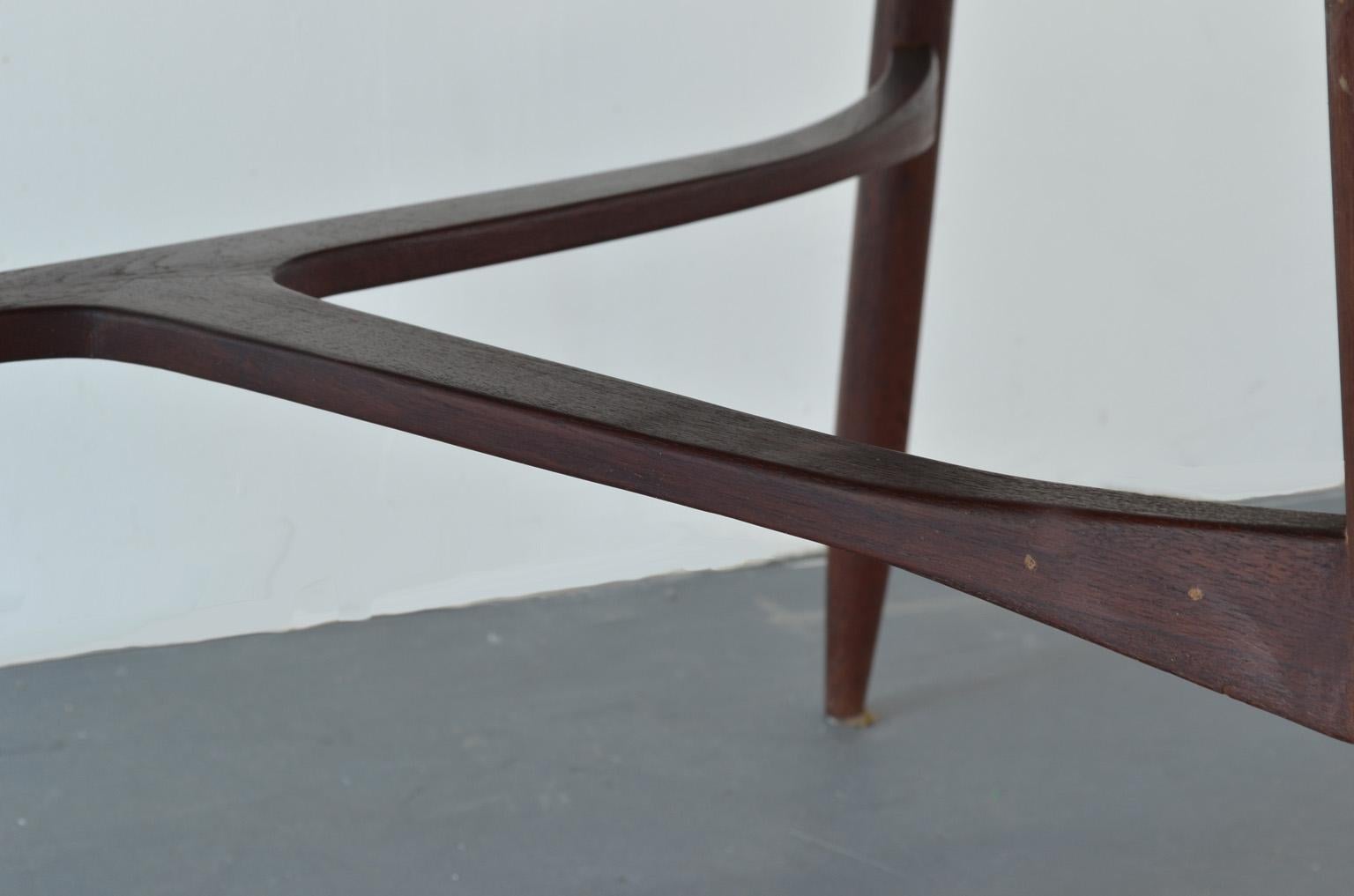 Dark, Brown Teak Coffee Table by Svante Skogh, 1953 Sweden Scandinavia For Sale 2