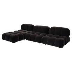 Dark “Camaleonda” Modular Sofa in 4 Segments by Mario Bellini for B&B, Italy 197