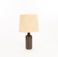 Dark Chocolate Brown DL/30 table lamp by Linnemann-Schmidt for Palshus, 1960s