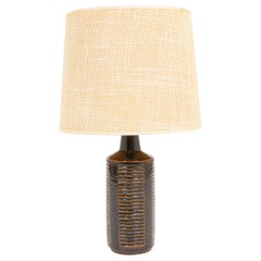 Dark Chocolate Brown DL/30 table lamp by Linnemann-Schmidt for Palshus, 1960s