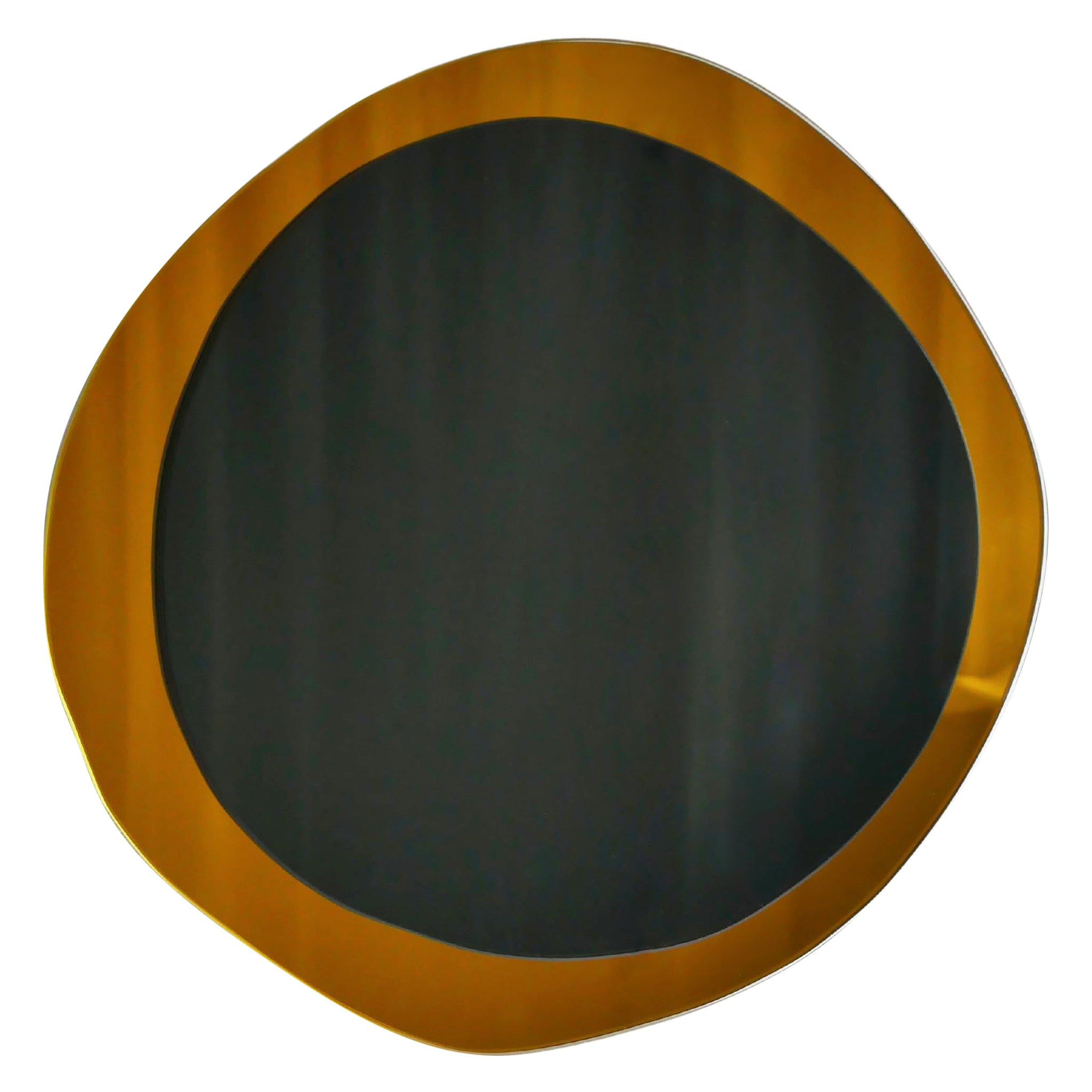 Dark Eclipse Medium Hand-Sculpted Mirror, Laurene Guarneri For Sale