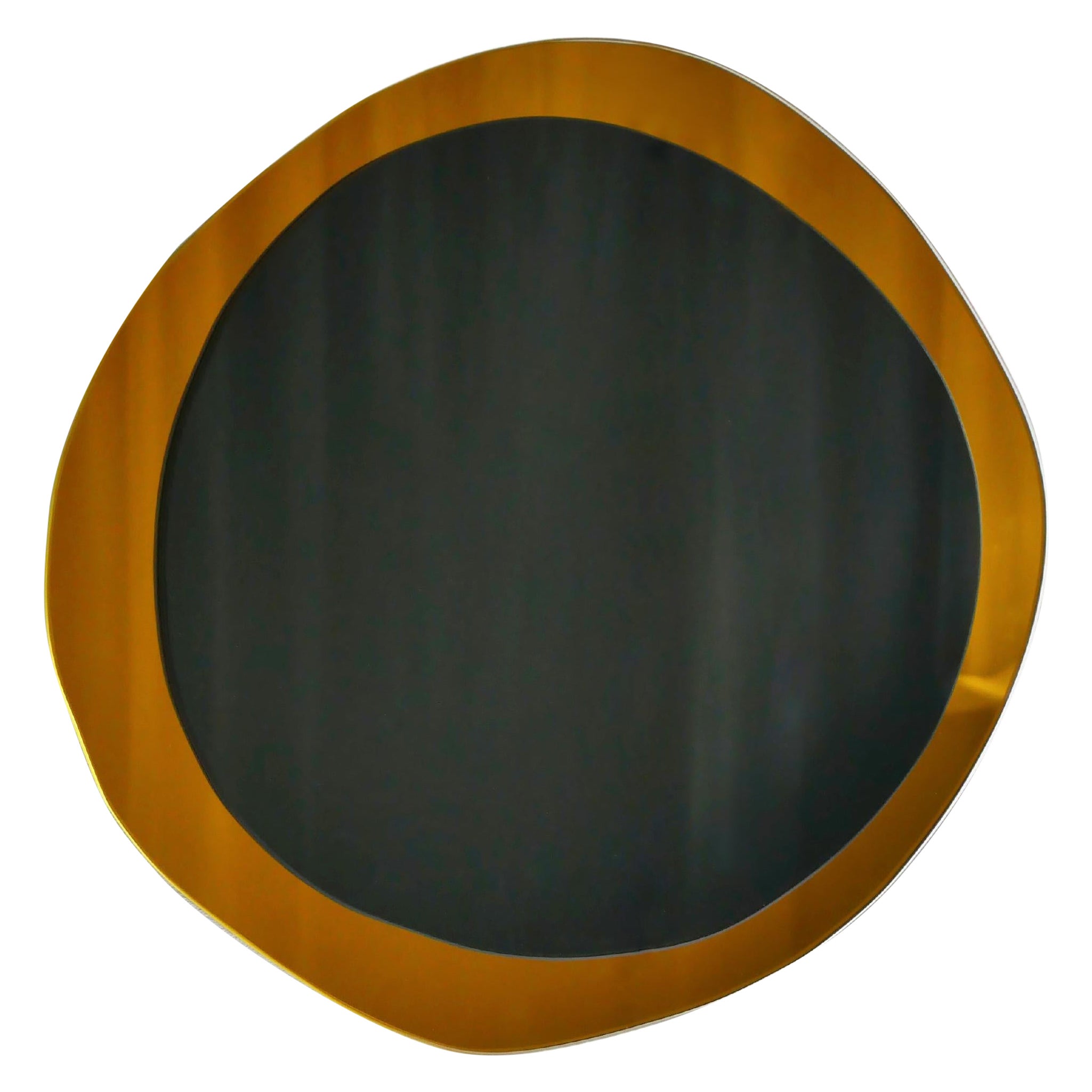 Dunkles Eclipse, handgefertigter Spiegel, Laurene Guarneri