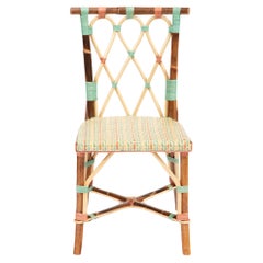 Dark Frame Juliette Rattan Chair by Creel and Gow